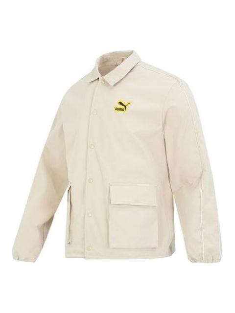 PUMA PUMA Classics Street Sport Woven Jacket 'Beige' 539969-88