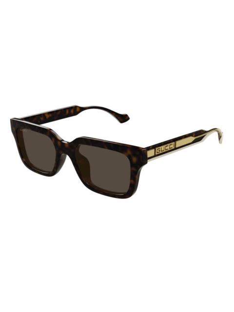 GUCCI Gucci Brown Square Men's Sunglasses GG1732SK 002 55