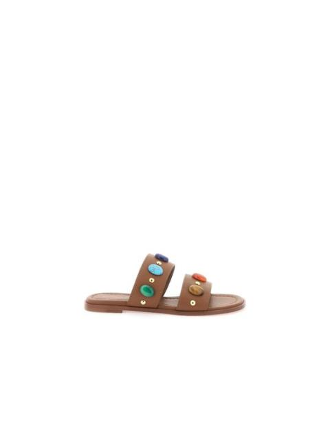Gianvito Rossi Gianvito rossi "slides with natural stone embell Size EU 37 for Women