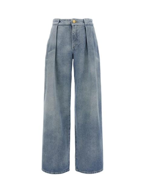 Pleated Jeans