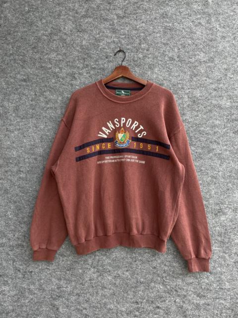 Other Designers Japanese Brand - VINTAGE VANSPORTS EMBROIDERED SWEATSHIRT