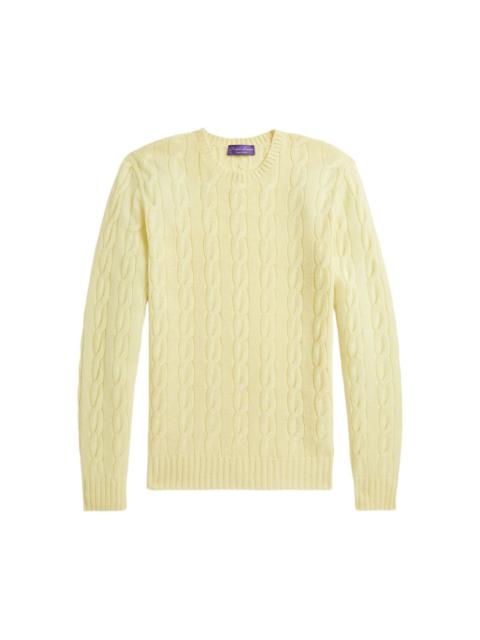 cable-knit jumper