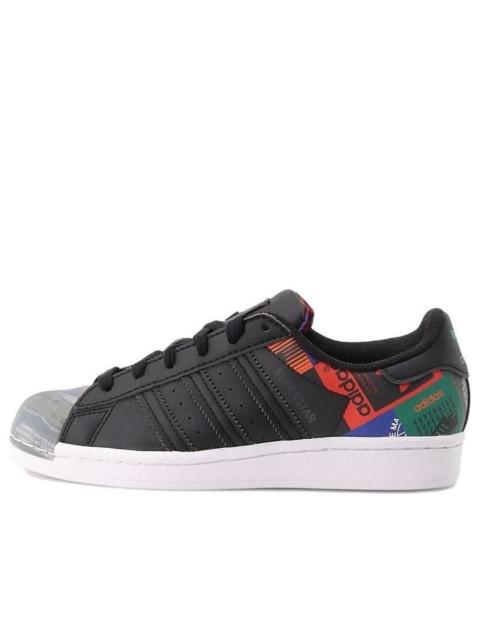adidas adidas Originals Superstar Shoes 'Core Black Purple Green' GX2716