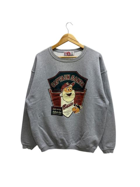 Other Designers Vintage 90s Captain Santa Sweatshirt