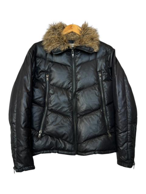 Evolution Gothic Fur Black Puffer Jacket