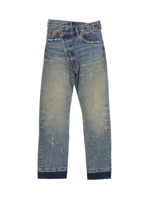 Gold Splatter Crossover Clinton Blue Jeans