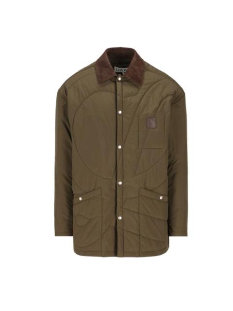 Loewe Loewe Wool Overshirt Jacket Khaki Green