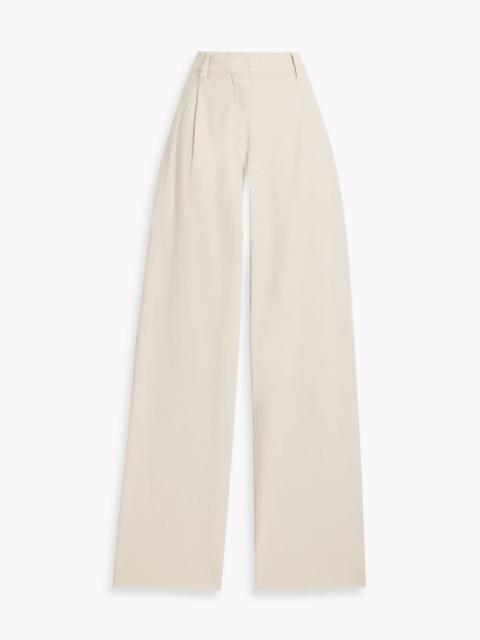 Brunello Cucinelli High-rise wide-leg jeans
