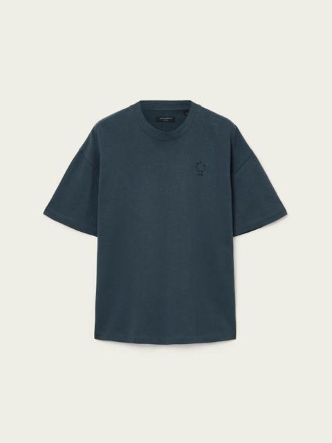 ALLSAINTS HAVEN EMBROIDERED LOGO OVERSIZED T-SHIRT