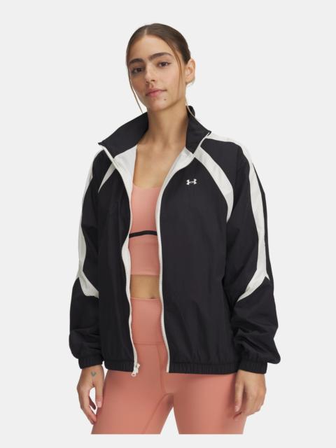 Under Armour Women's UA Icon Crinkle Track Jacket