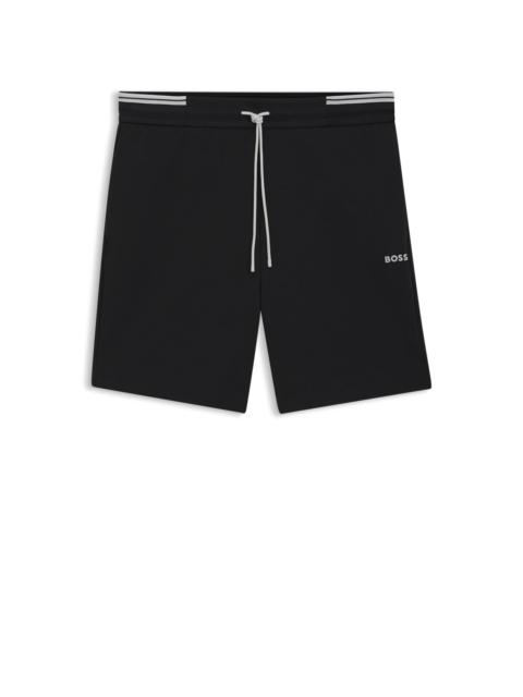 BOSS SHORTS WITH STRIPE DETAILS
