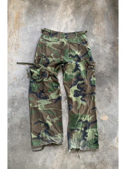Other Designers Avirex - Vintage Thrashed Distressed US Army Camo Bondage Cargo Pant