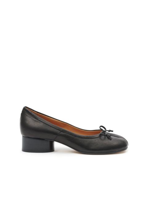 Tabi 30mm leather ballerina pumps