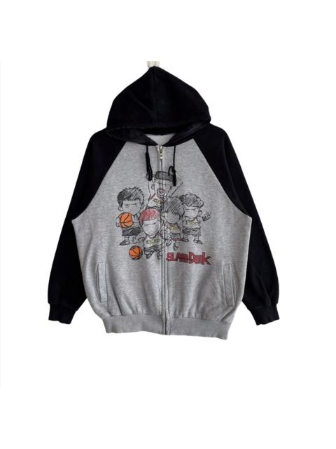 Other Designers Japanese Brand - Vintage Slam Dunk Hoodie Sweatshirt Japanese Anime Manga