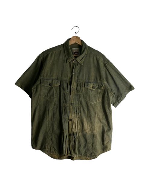 Other Designers Vintage - VINTAGE WORK SHIRT GO FORD JAPAN DISTRESSED PUNK STYLE