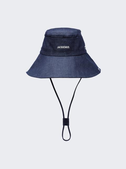 JACQUEMUS Le Bob De-nimes Bucket Hat Navy