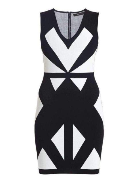 Other Designers BCBGMAXAZRIA - Evinna Geometric Jacquard Dress