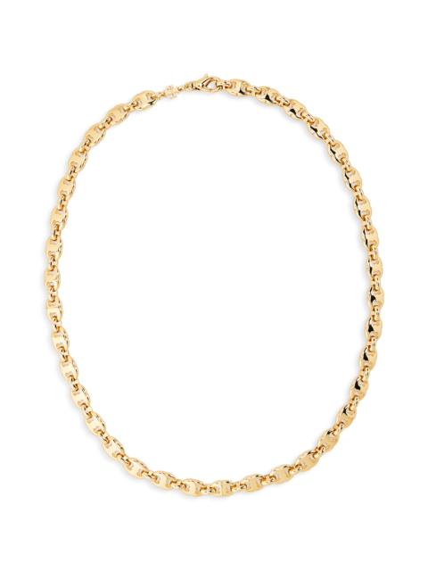 TORY BURCH Tory Burch Delicate Gemini Link Necklace in Light Brass at Nordstrom