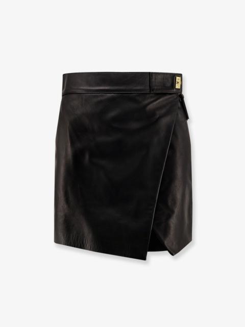 ELISABETTA FRANCHI - Elisabetta Franchi Leather Miniskirt