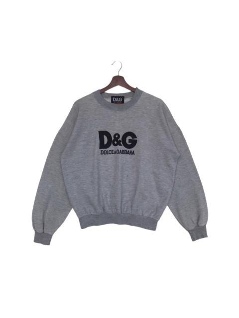 Dolce & Gabbana Vintage Dolce and Gabbana big logo embroidered sweatshirt