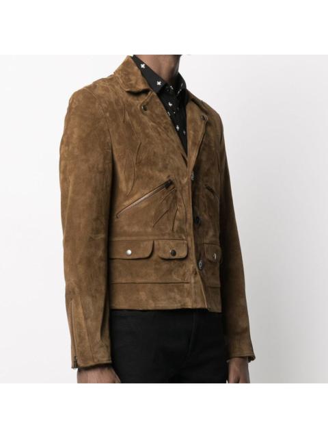 SAINT LAURENT Saint Laurent Suede Western Leather Jacket