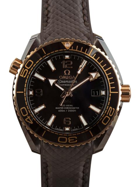 Pre-owned Omega Seamaster Planet Ocean Ceramic