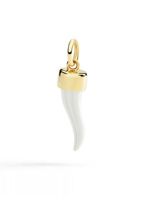 DoDo YELLOW GOLD & SILVER HORN CHARM