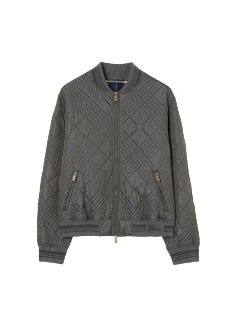 Burberry burberry Quilted Nylon Barn Jacket in Stonewashed Grey at Nordstrom