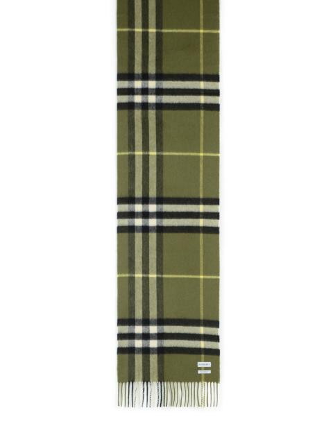 Burberry Burberry 'Mu Giant' Green Cashmere Scarf Men