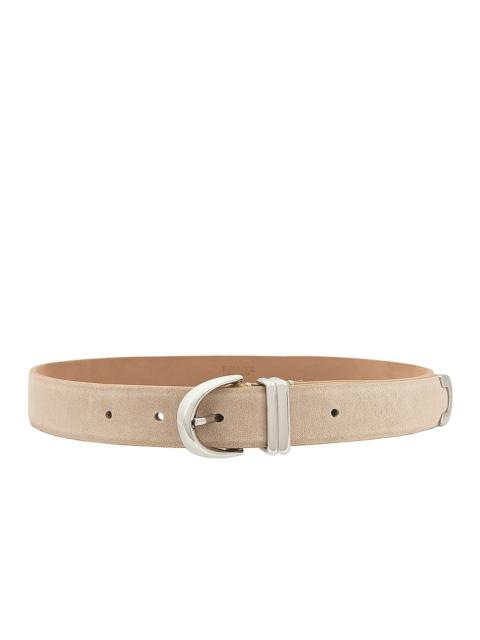 KHAITE Bambi Skinny Silver Hardware Belt