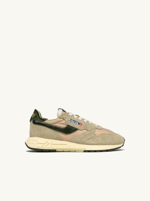 AUTRY REELWIND LOW SNEAKERS IN NYLON AND SUEDE COLOR SPONGE AND GREEN