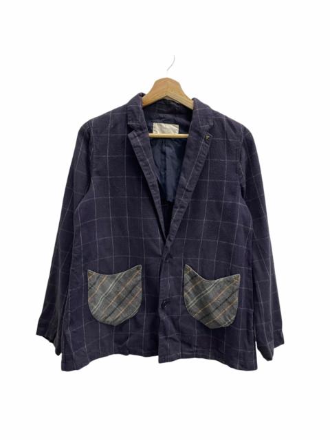 Other Designers Issey Miyake - Ne-net Cardigan Button Tartan Shirt