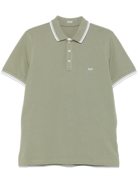 Other Designers Fay Men Contrasting Collar Polo