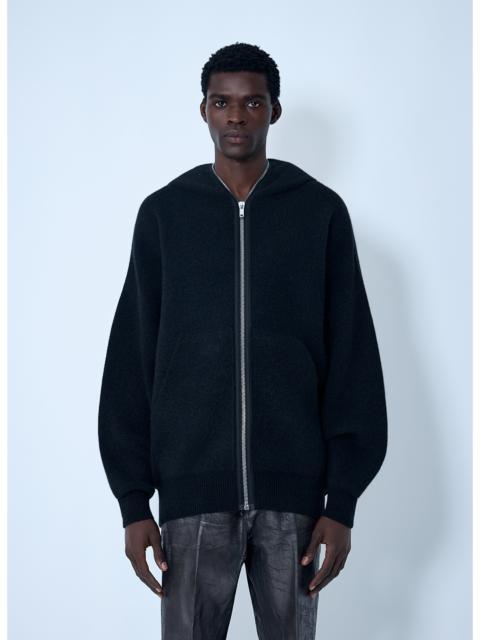 Rick Owens Rick Owens Men Gimp Hooded Zip-Up Sweatshirt