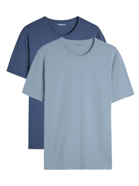 EMPORIO ARMANI Emporio Armani Designer-plaque Stretch-cotton T-shirt