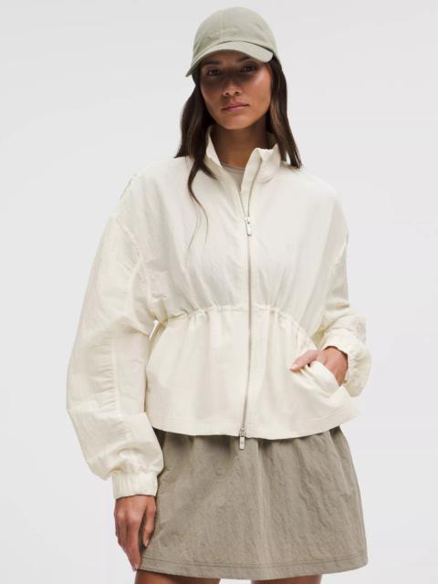lululemon Crinkle Nylon Cinchable Jacket