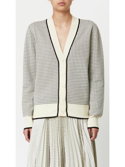 Plan C Jacquard Check Cardigan