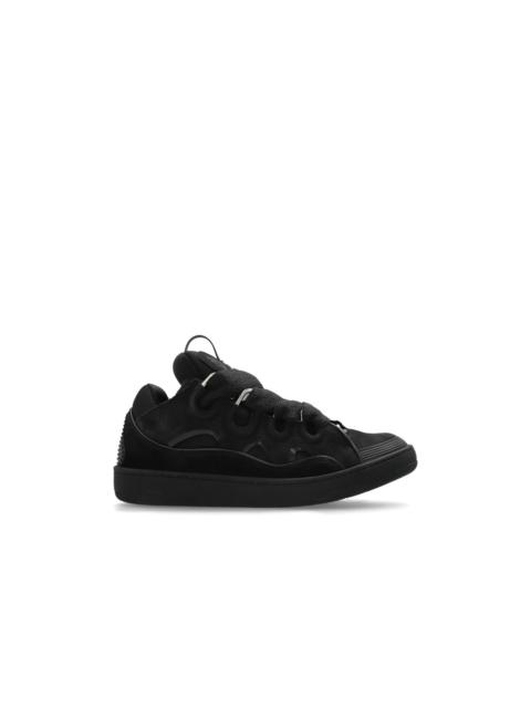 Lanvin LANVIN Curb Men's Black Leather Sneakers New (Men's size:US