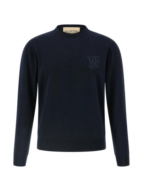 Valentino Valentino Garavani logo embroidery sweater
