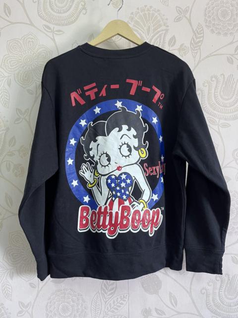 Vintage Betty Boop Big Logo Japan Anime Jumper Sweatshirt