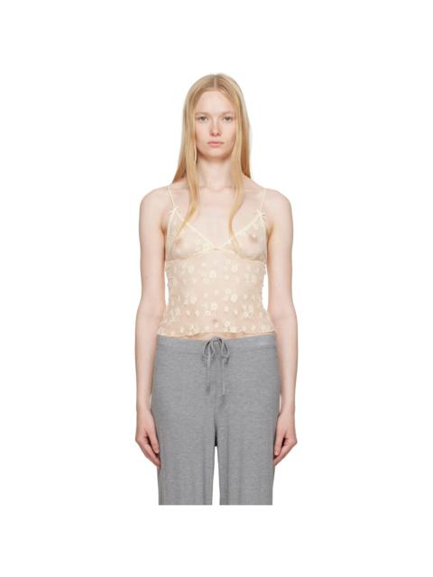 SKIMS SSENSE Exclusive Yellow Spring Intimates Triangle Camisole