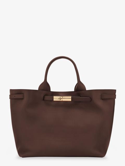 Other Designers Longchamp Paris Le Roseau Leather Handbag