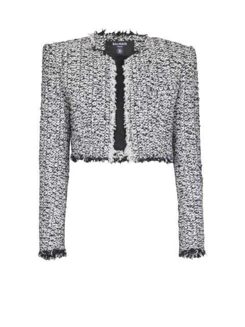 Balmain Cropped tweed jacket