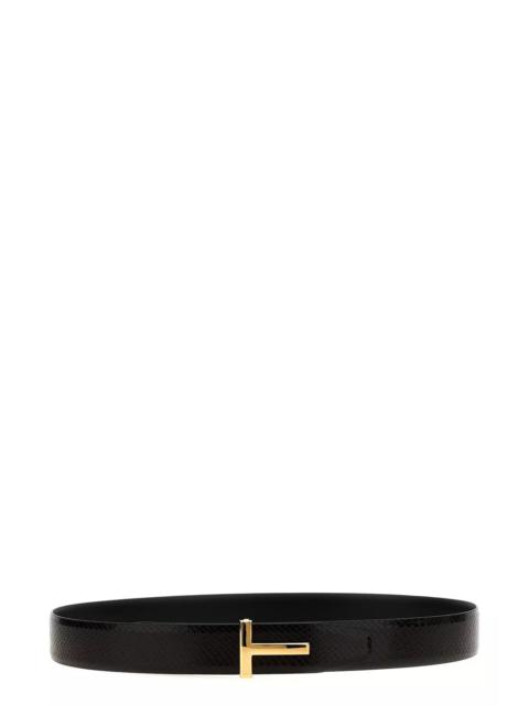 TOM FORD Tom Ford Men Logo Reversible Belt