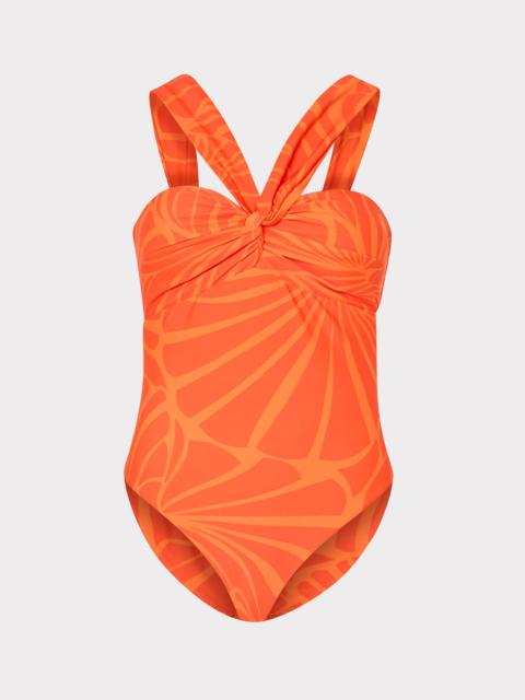 MILLY Betsy Abstract Kai Print Bandeau One Piece
