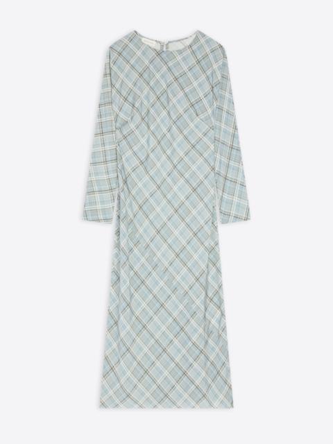 Dries Van Noten WAISTED SILK DRESS