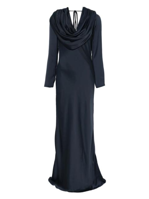 ROTATE cowl-neck maxi dress