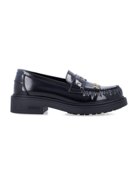 Fendi Leather Loafers