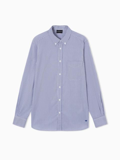 EMPORIO ARMANI WRINKLE FREE COTTON SHIRT