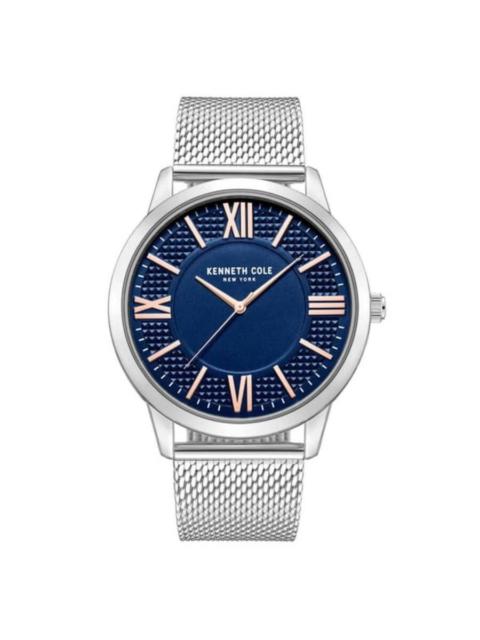 Other Designers Kenneth Cole New York Quartz Blue Dial Men's Watch KCWGG7007301